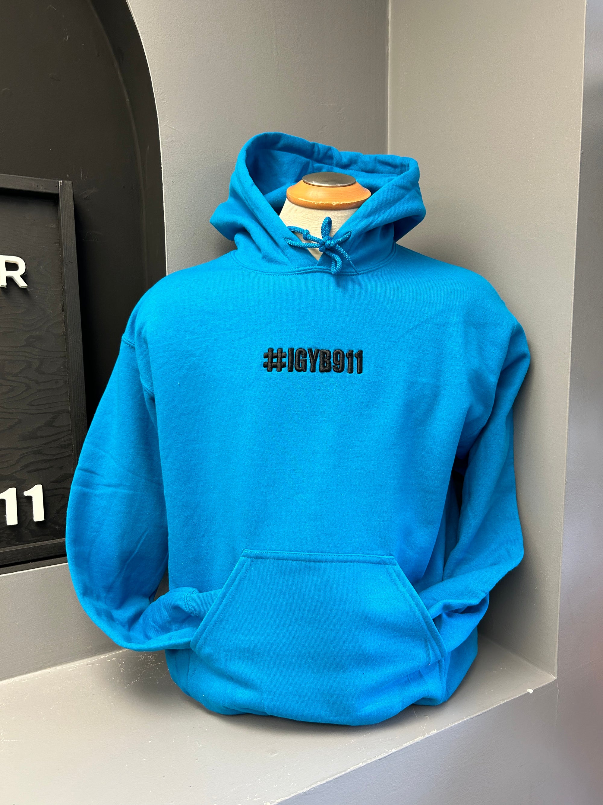 Puff Embroidery Hoodie