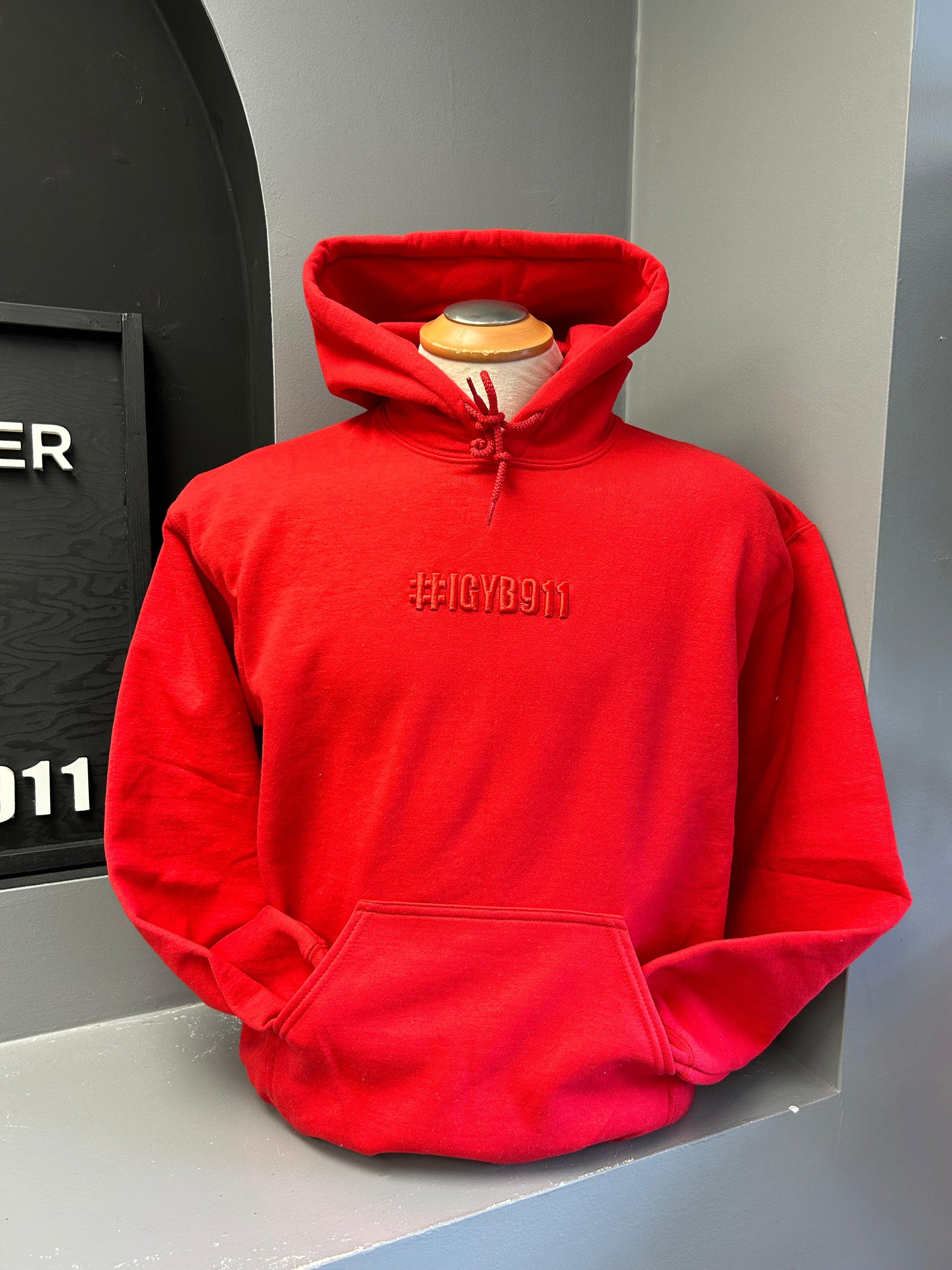 Puff Embroidery Hoodie