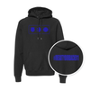 black - royal blue
