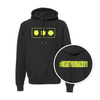 black - high vis yellow