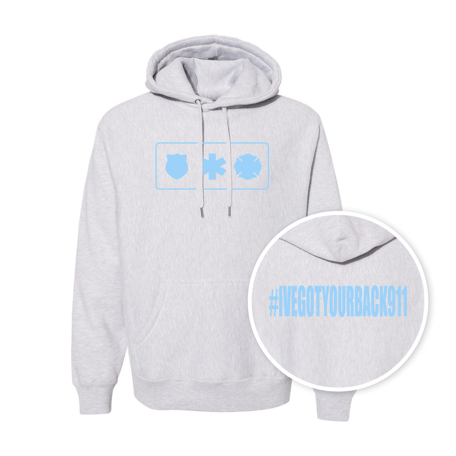 grey - baby blue