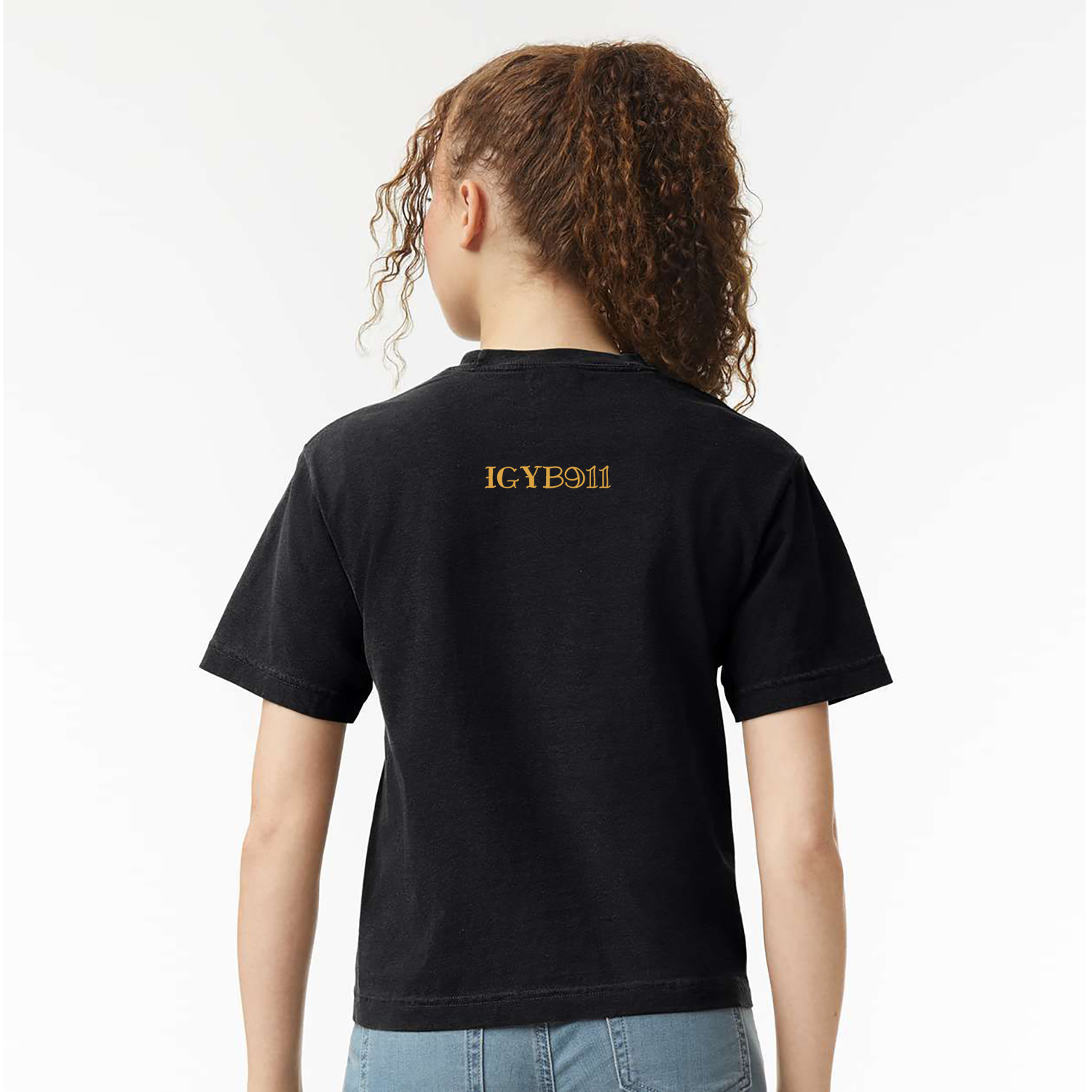Trad Mom Boxy Crop