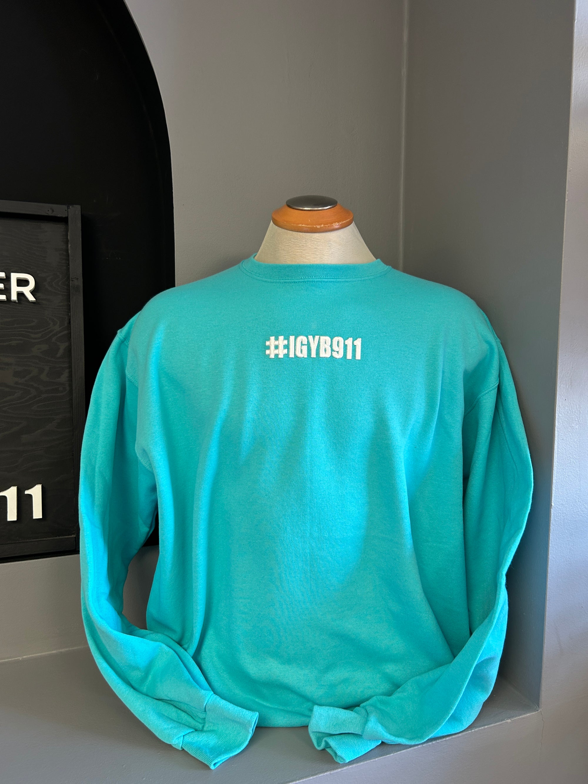 Puff Embroidery Crew Neck