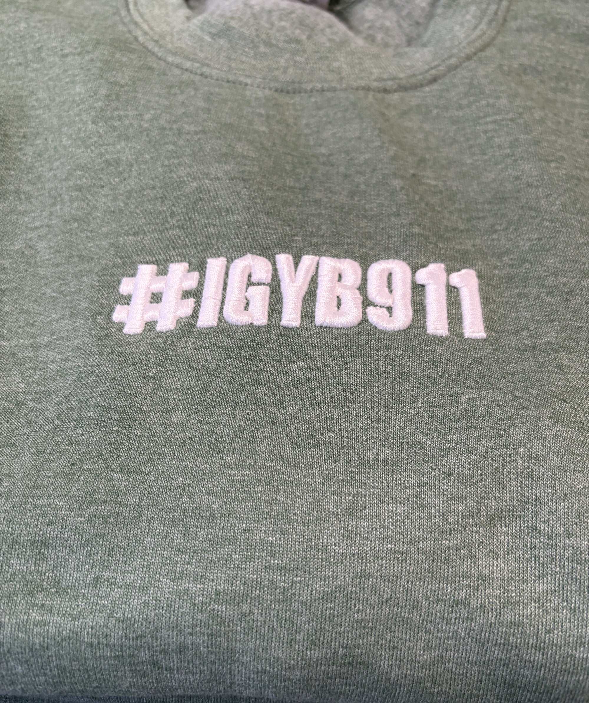 Puff Embroidery Crew Neck