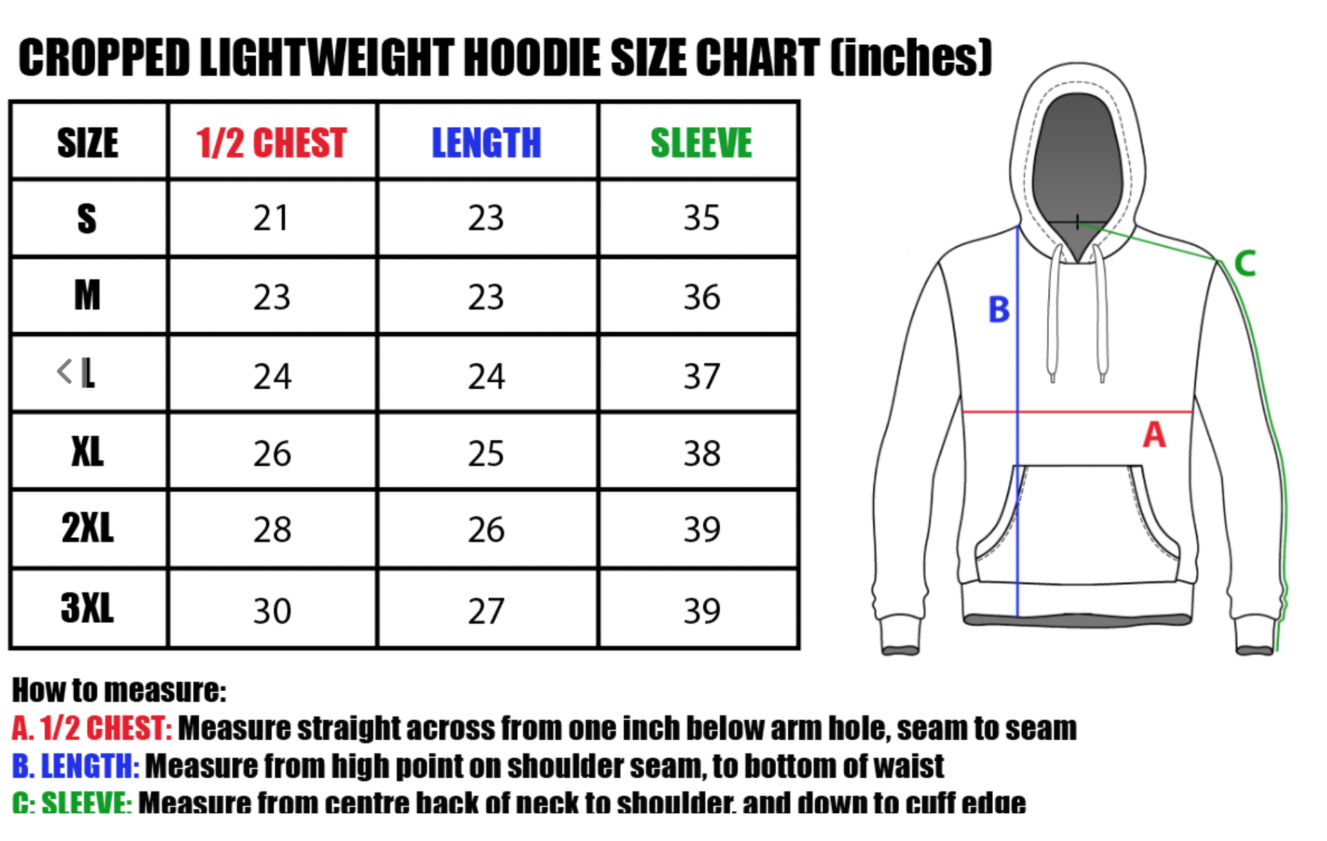 Lightweight Hoodie - Crop
