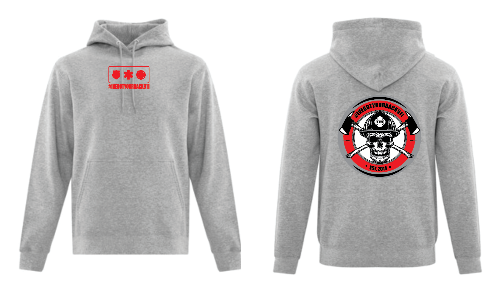Grey - Fire-Skull