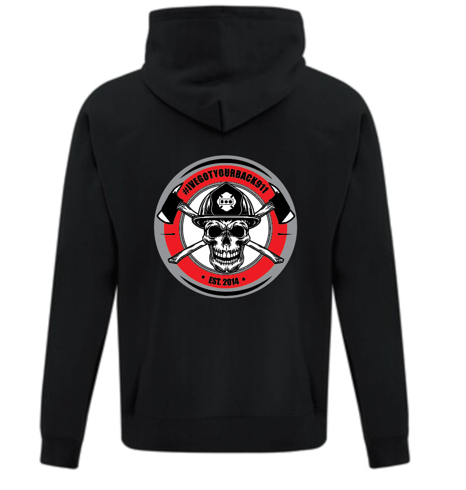 Black Fire-Skull
