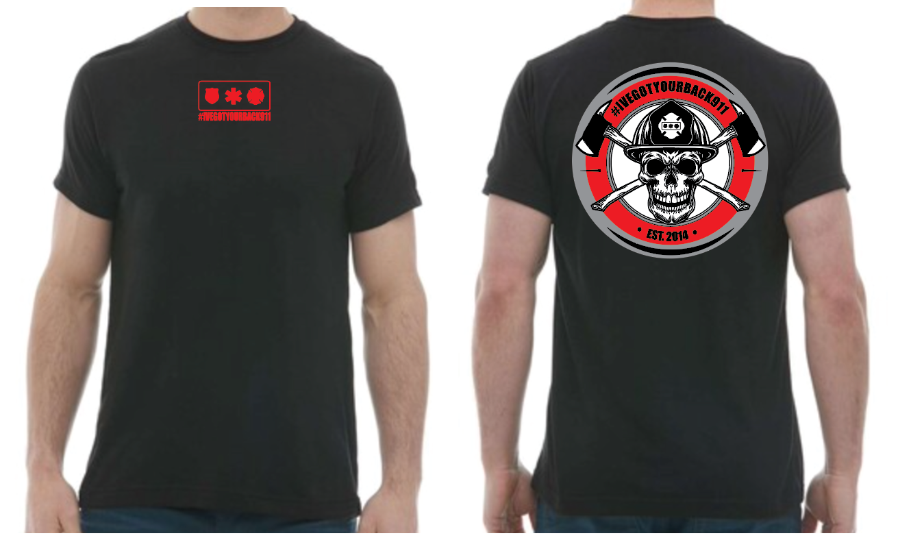 Black - Fire-Skull