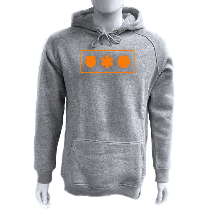 Grey - High Vis Orange