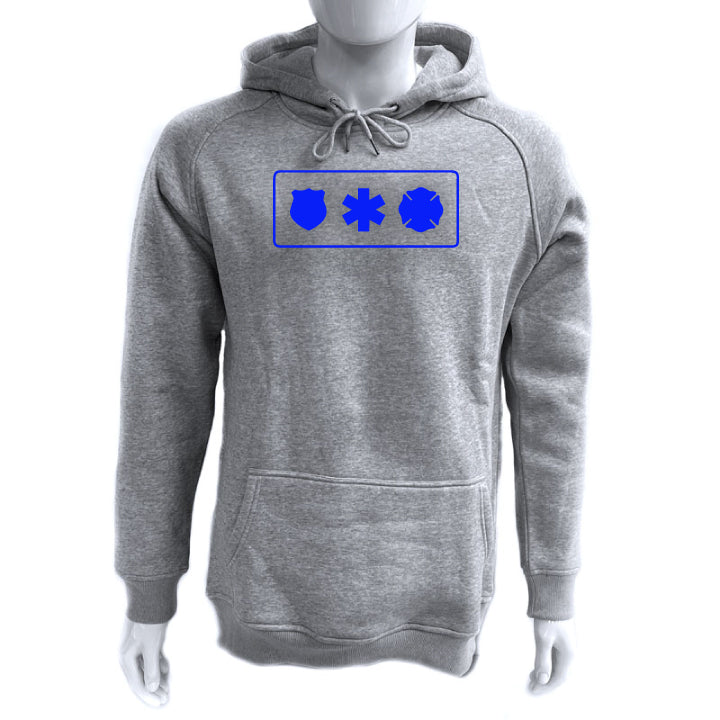 Grey - Royal Blue