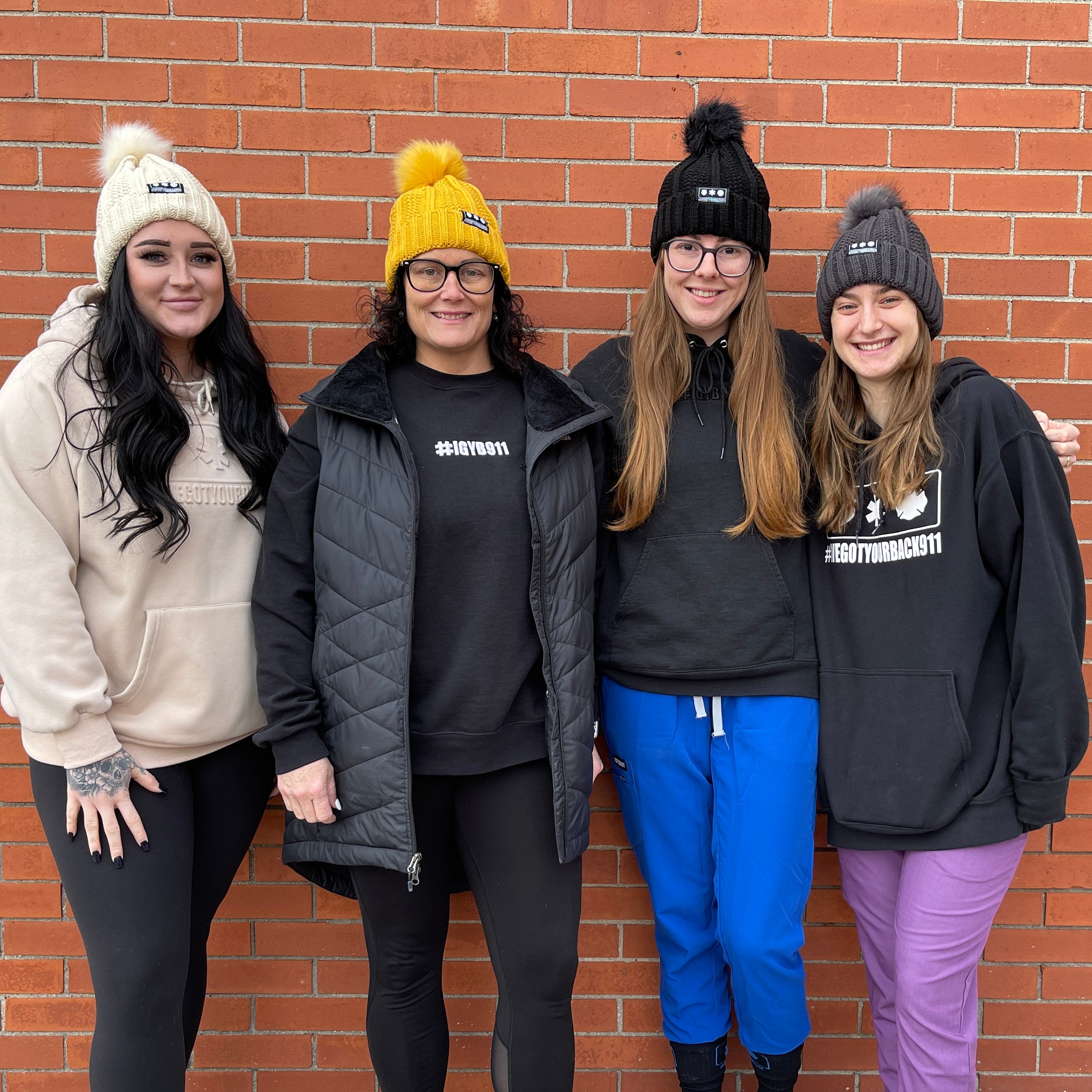 Knitted Pom Pom Toques