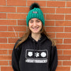 Knitted Pom Pom Toques