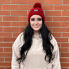 Knitted Pom Pom Toques