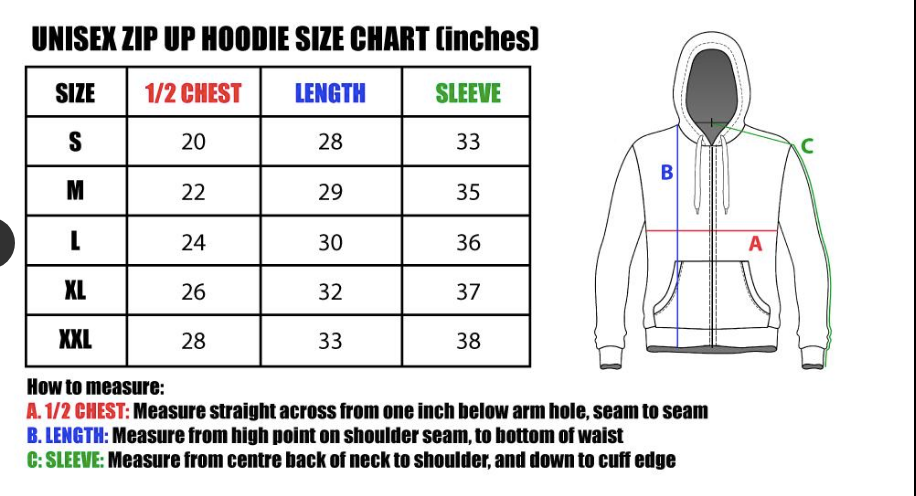 Designation Zip Up Hoodie - Unisex