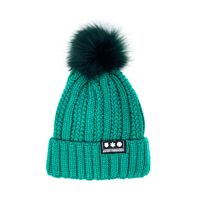 Knitted Pom Pom Toques