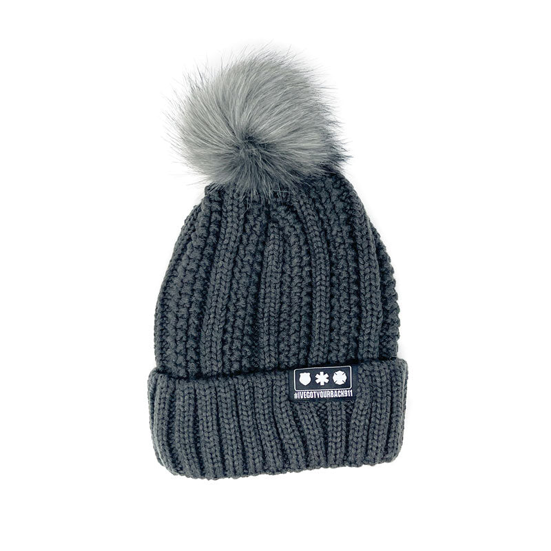 Knitted Pom Pom Toques