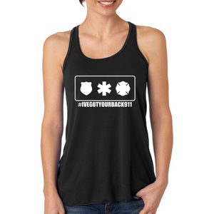 Racerback Tank - Ladies Black