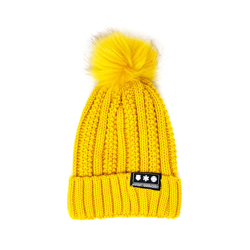 Knitted Pom Pom Toques